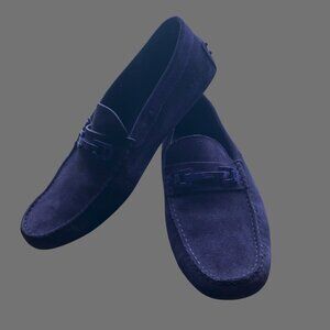 TOD'S Navy Suede Loafers – Made in Italy – Size 11
